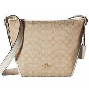 Women’s Coach Small Dufflette in Signature Jacquard